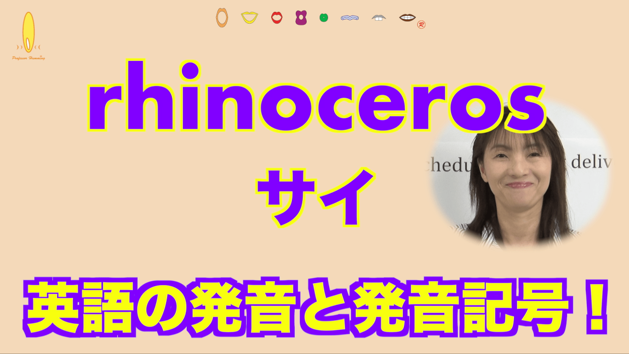 サイ　rhinoceros